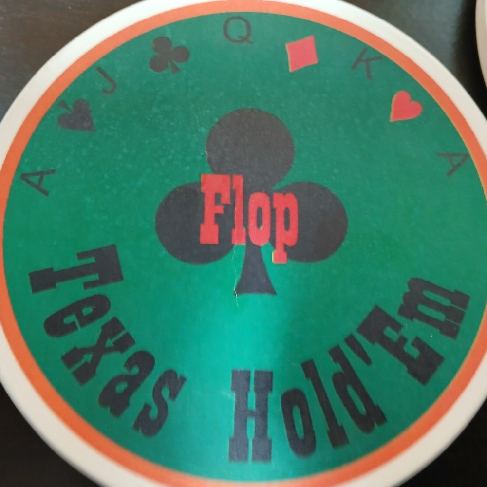 Set Of 4 Absorbent Stone Coasters - Texas Hold 'Em Poker By Coaster Stone - Picture 10 of 12